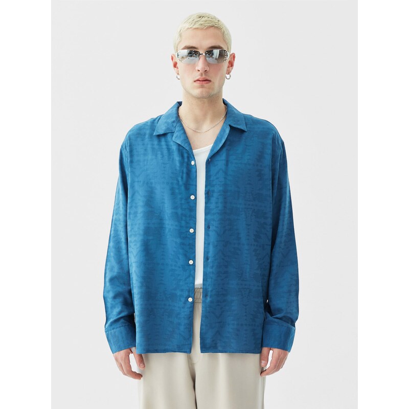 VAMOS CLO Košeľa indigo 60683136