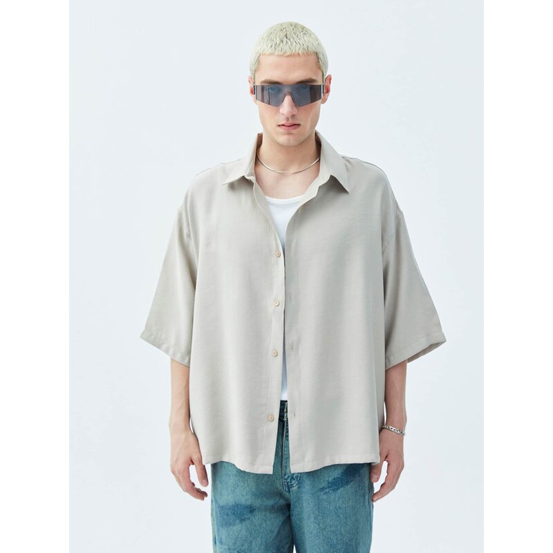 VAMOS CLO Košeľa béžová 60683260