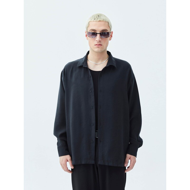 VAMOS CLO Košeľa čierna 60683273