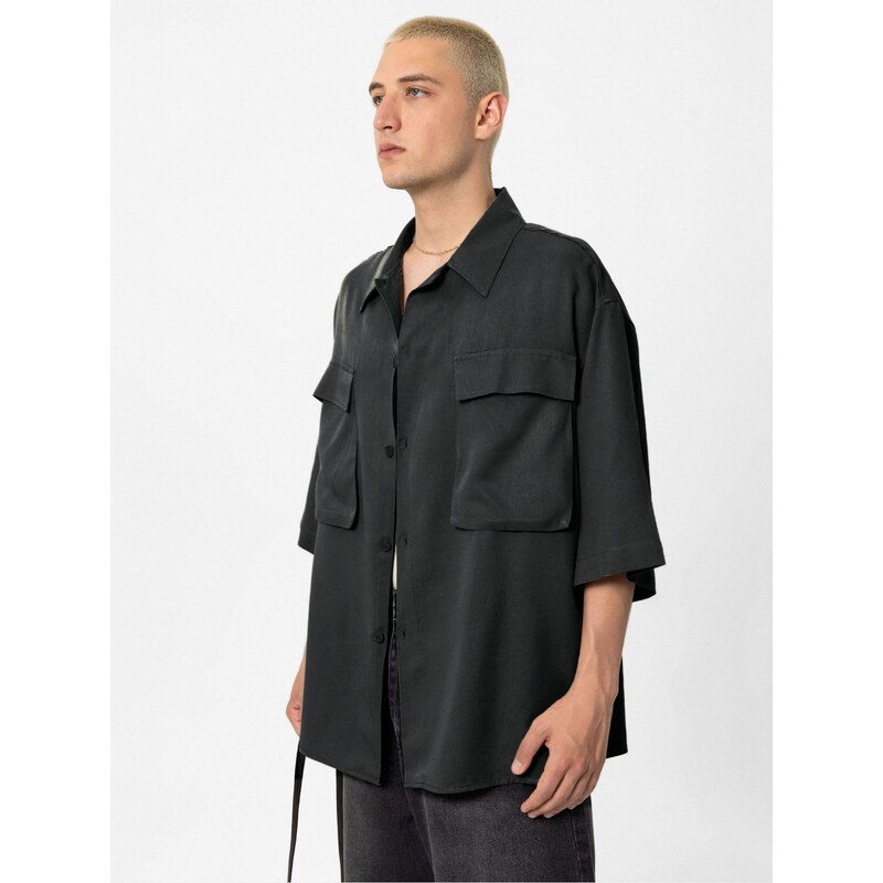 VAMOS CLO Košeľa čierna 60683266