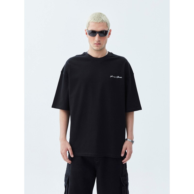 VAMOS CLO Tričko čierna / biela 60683709