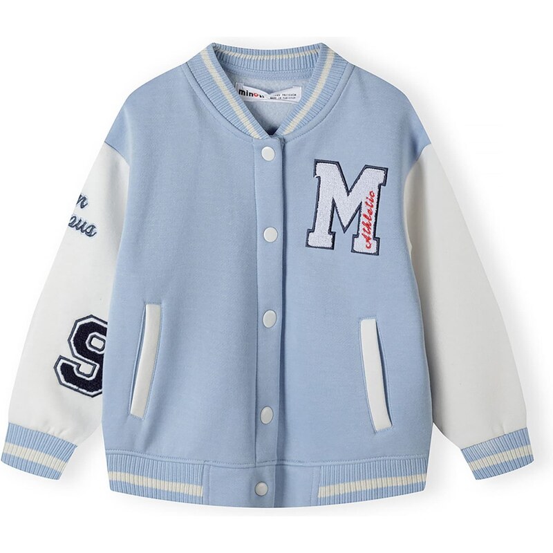 MINOTI Prechodná bunda námornícka modrá / svetlomodrá / červená / 62072324