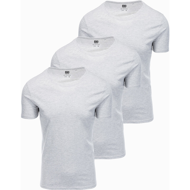 Ombre BASIC 3-pack cotton t-shirt set 51184535