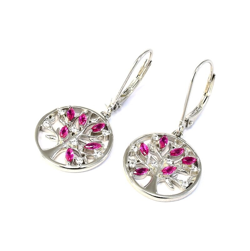 Strieborné náušnice Glare 605 59092815