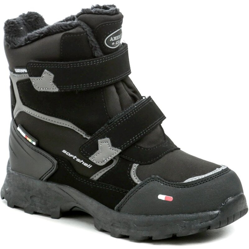 American Club HL106-24 čierne zimné topánky 59095731