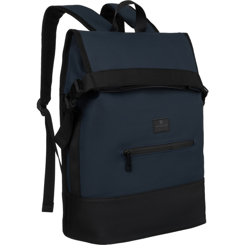 Športový tmavomodrý rolovací batoh s vystuženým dnom Peterson PTN 59096304