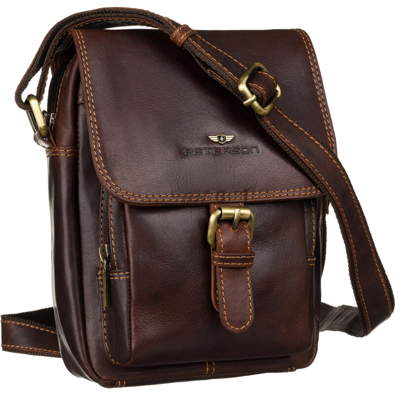 Pánska crossbody taška v štýle vintage Peterson 58385980