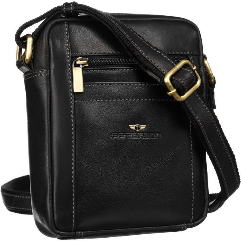 Praktická kožená crossbody taška pre pánov Peterson 58385975