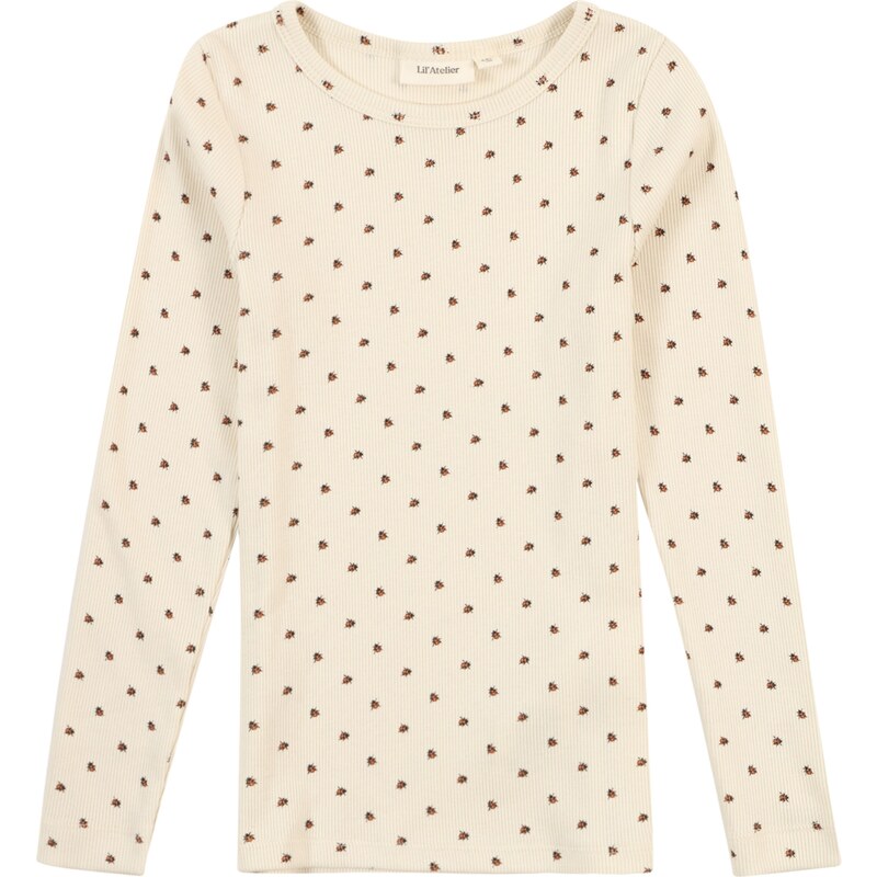 LilAtelier Tričko LAGO KIM žltohnedá / tmavooranžová / čierna 59099725