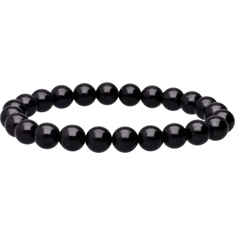 Olivie Náramok 8mm ČIERNY TURMALÍN 9127 59109004