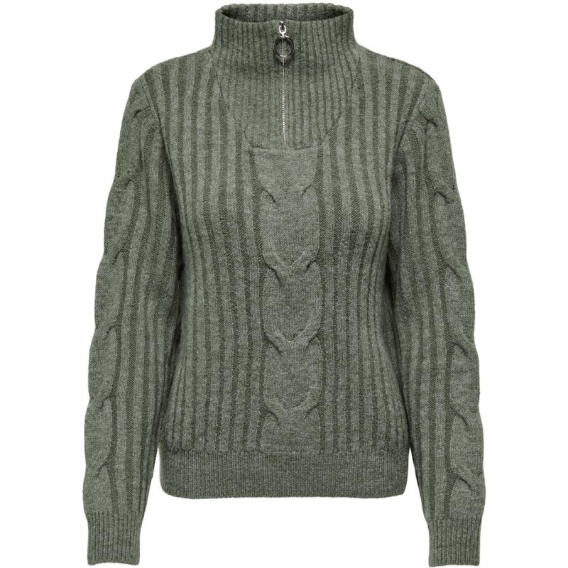 JDY Sveter JDYANDREA trávovo zelená 59099013