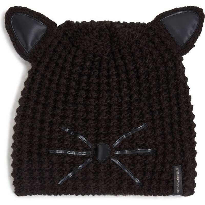 Karl Lagerfeld Čiapky ESSENTIAL CHOUPETTE čierna 59099339