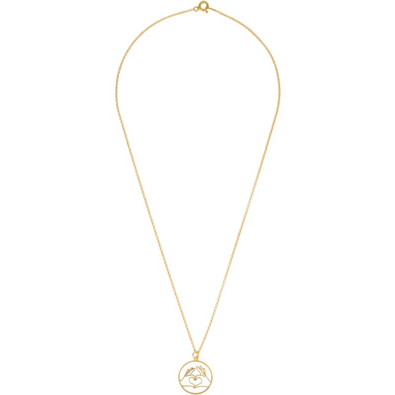 Fräulein Wunder Retiazka I Heart You zlatá 62163804