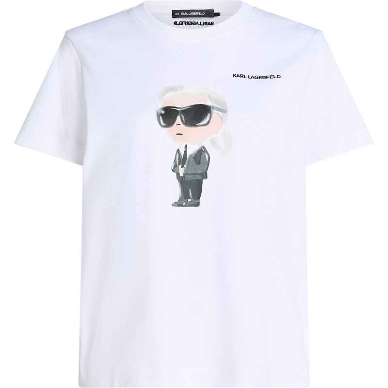Karl Lagerfeld Tričko sivá / čierna / biela 59099335