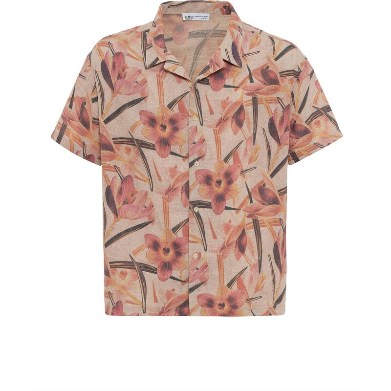 VAMOS CLO Košeľa zmiešané farby / ružová 60683133