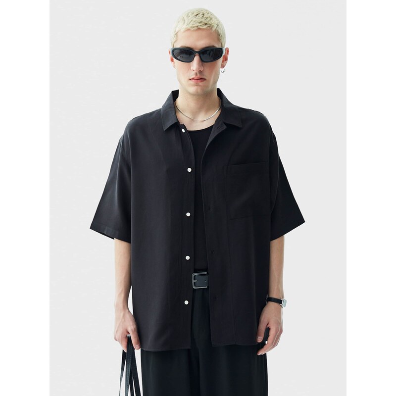 VAMOS CLO Košeľa čierna 60683164