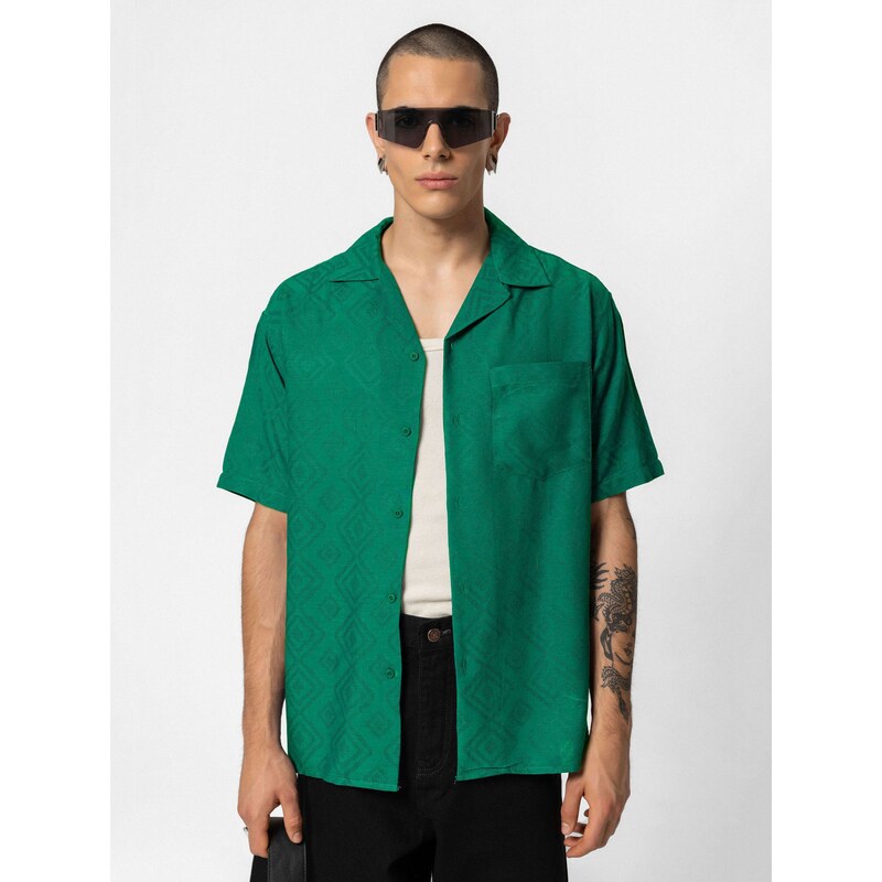 VAMOS CLO Košeľa zelená 61944212