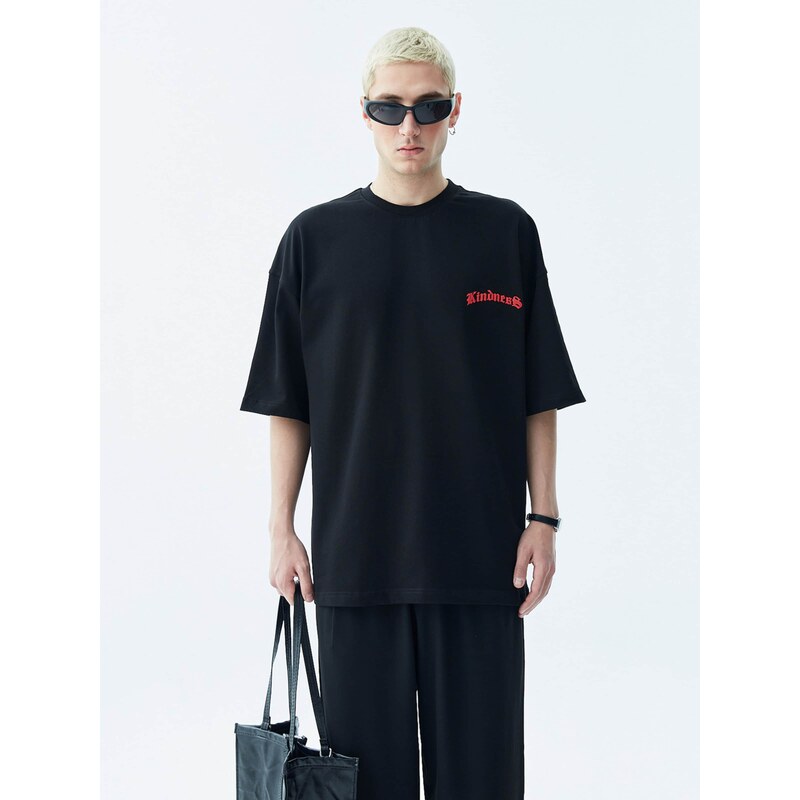 VAMOS CLO Tričko červená / čierna 60683346