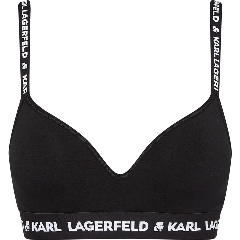 Karl Lagerfeld Podprsenka čierna / biela 59108560
