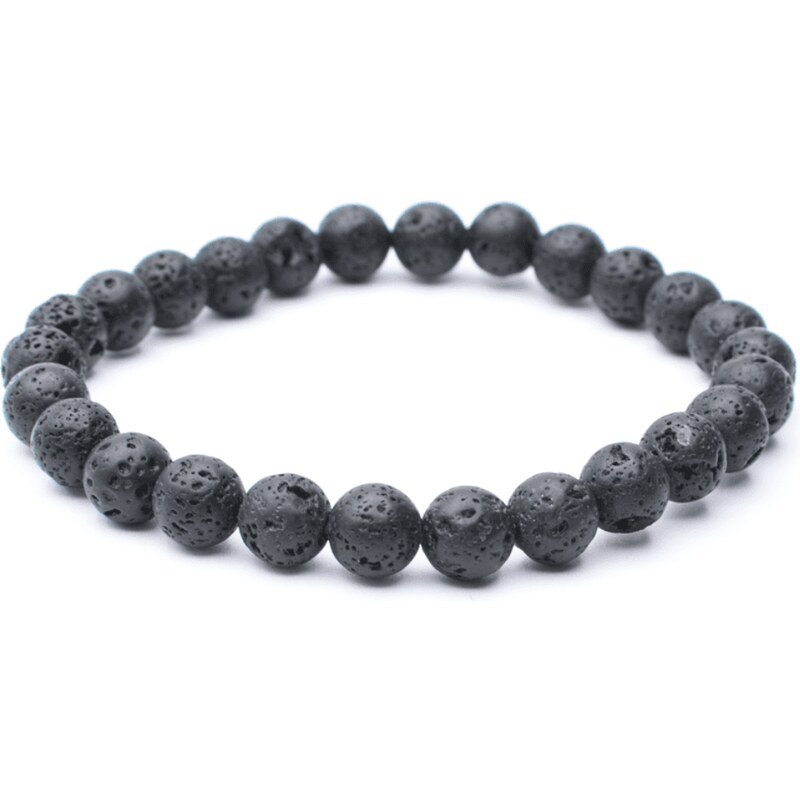 Olivie Náramok XL 8mm/20cm LÁVA 9174 59572478