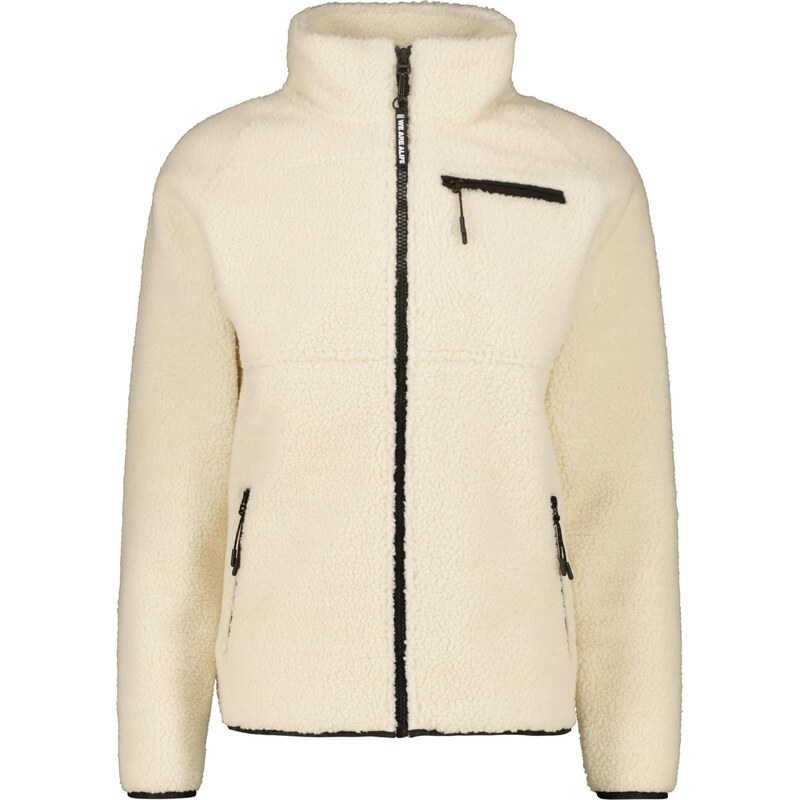 alife & kickin Flisová bunda Roc biela ako vlna 59108603