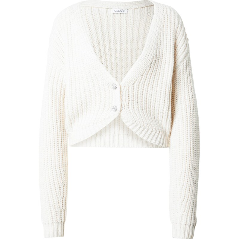 MYLAVIE by Sarah Harrison Kardigán šedobiela 60356787