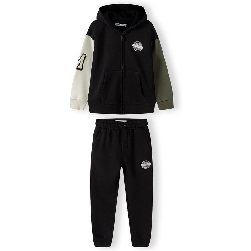 MINOTI Set olivová / čierna / biela ako vlna 59108450