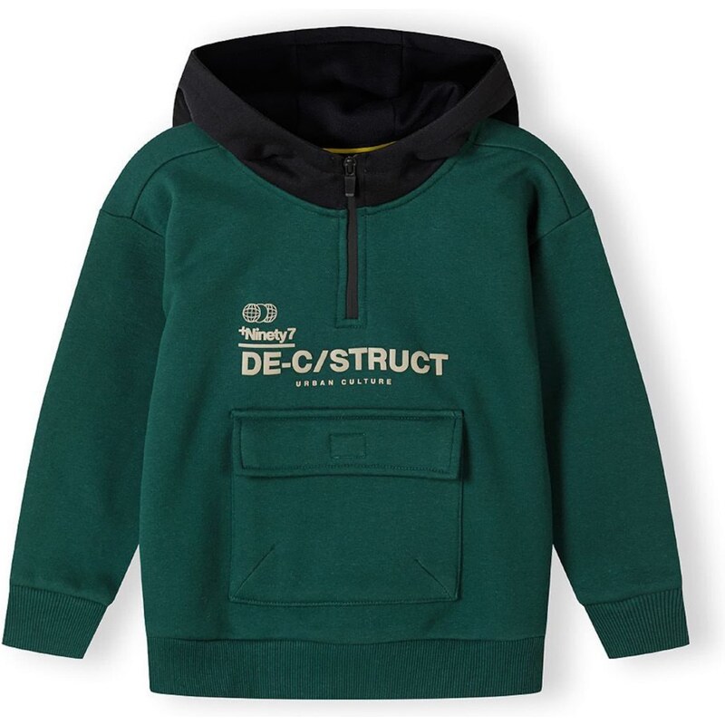 MINOTI Mikina béžová / tmavozelená / čierna 59806187