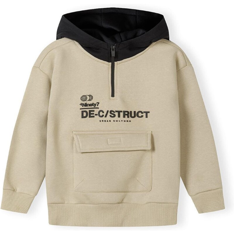 MINOTI Mikina sivobéžová / čierna 59806195