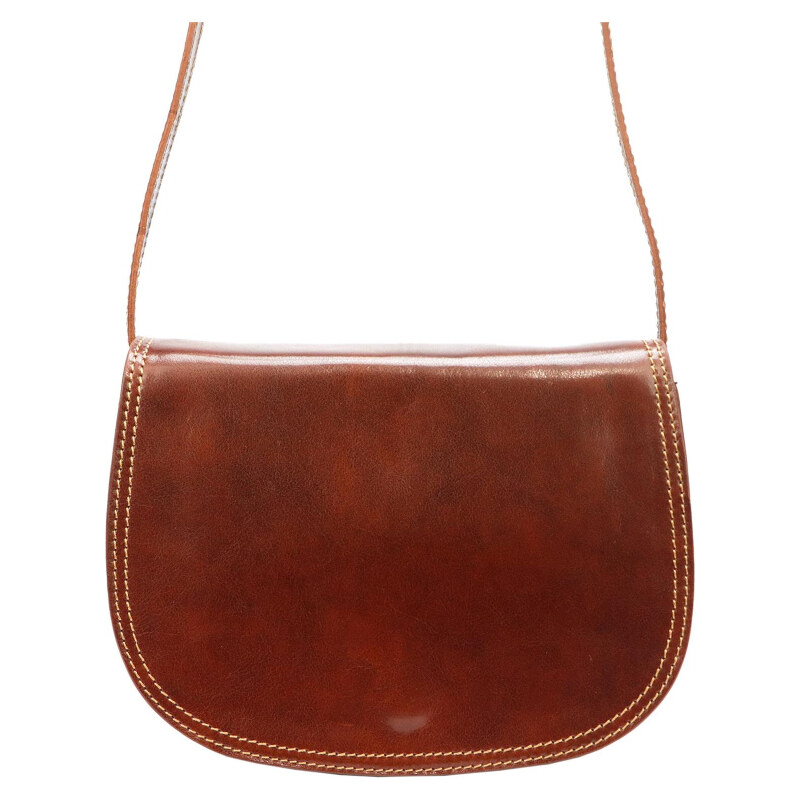 Kožená kabelka Florence hnedá KZ50142 62468876