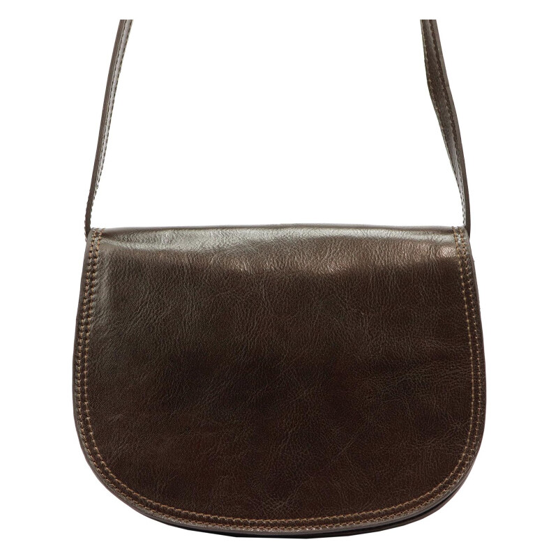 Kožená kabelka Florence hnedá KZ50141 62840717