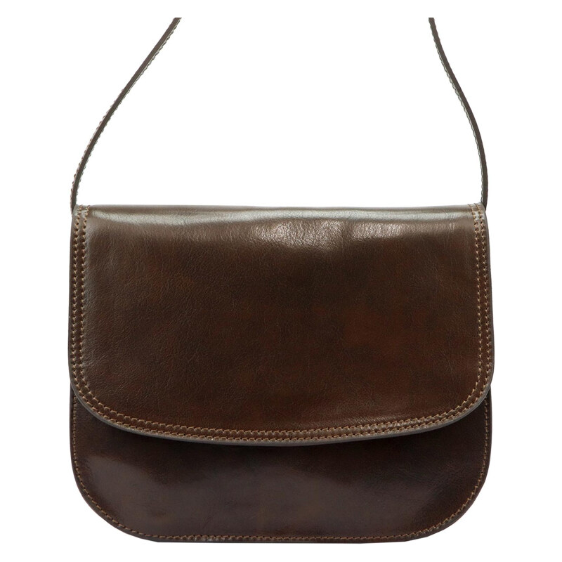 Kožená kabelka Florence hnedá KZ49770 62179770