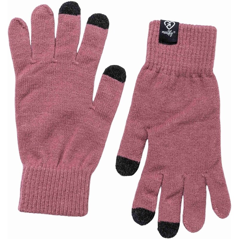 Meatfly Dámske rukavice BOYD Dusty Rose Black 66587372