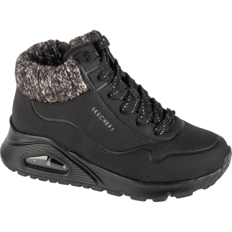 Čierne členkové zimné tenisky Skechers Uno Gen1 - Darling Daze 310566L 59110607