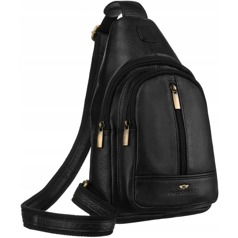 Pánsky kožený batoh na jedno rameno - Peterson 58387907