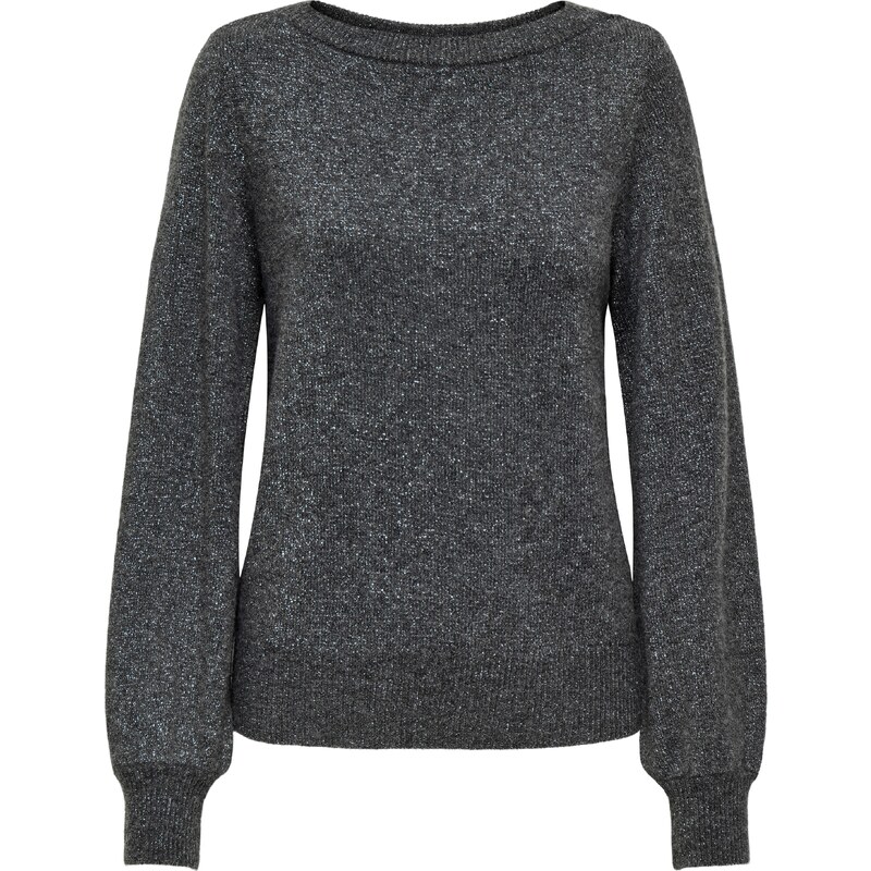JDY Sveter JDYRue tmavosivá / strieborná 59113111