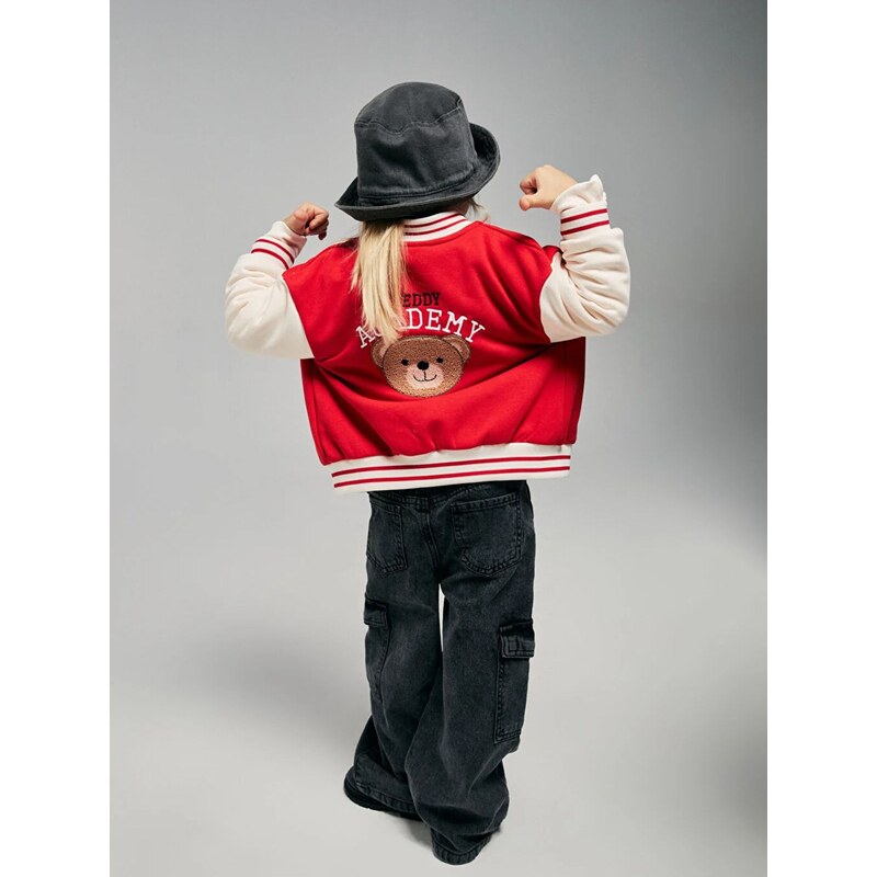 LC Waikiki LCW Kids Embroidered Long Sleeve Girls College Jacket 60158164