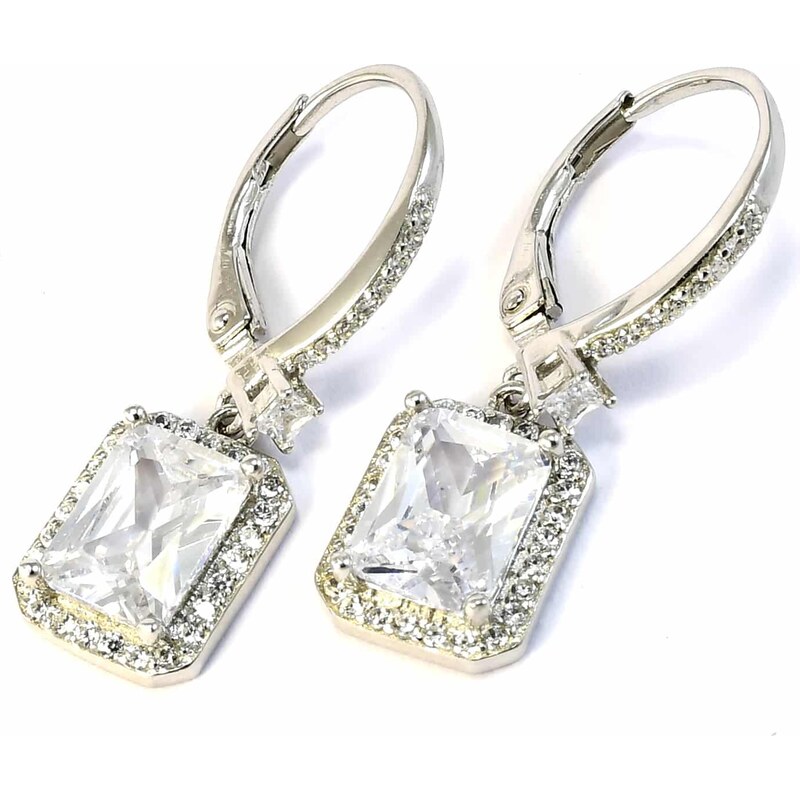 Strieborné náušnice Glare 620 59221362