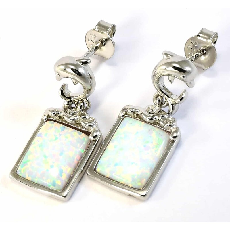 Strieborné náušnice Glare 621 59221363