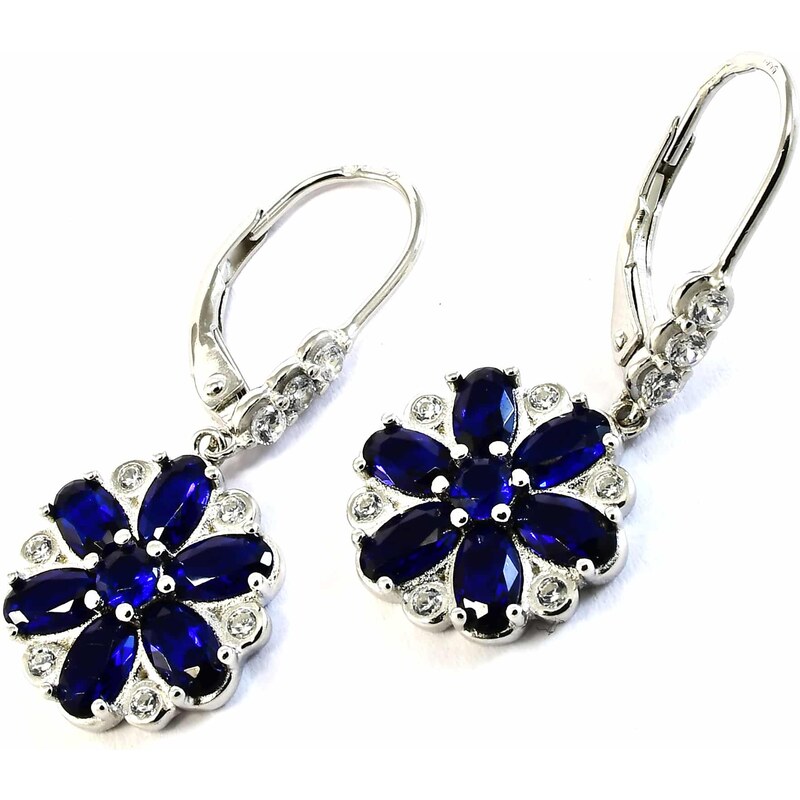 Strieborné náušnice Glare 615 59221357