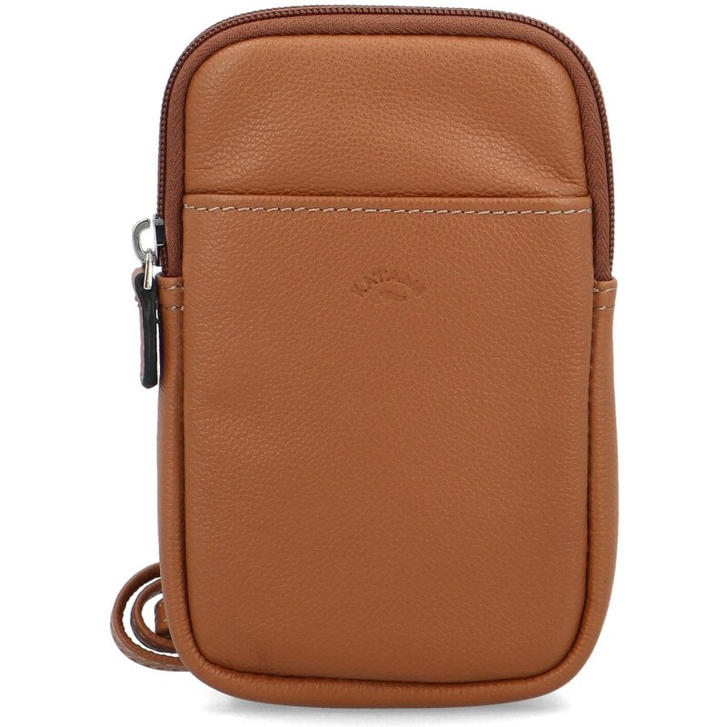 Dámske kožené crossbody vrecko hnedé - Katana Soffix hnedá 59694183