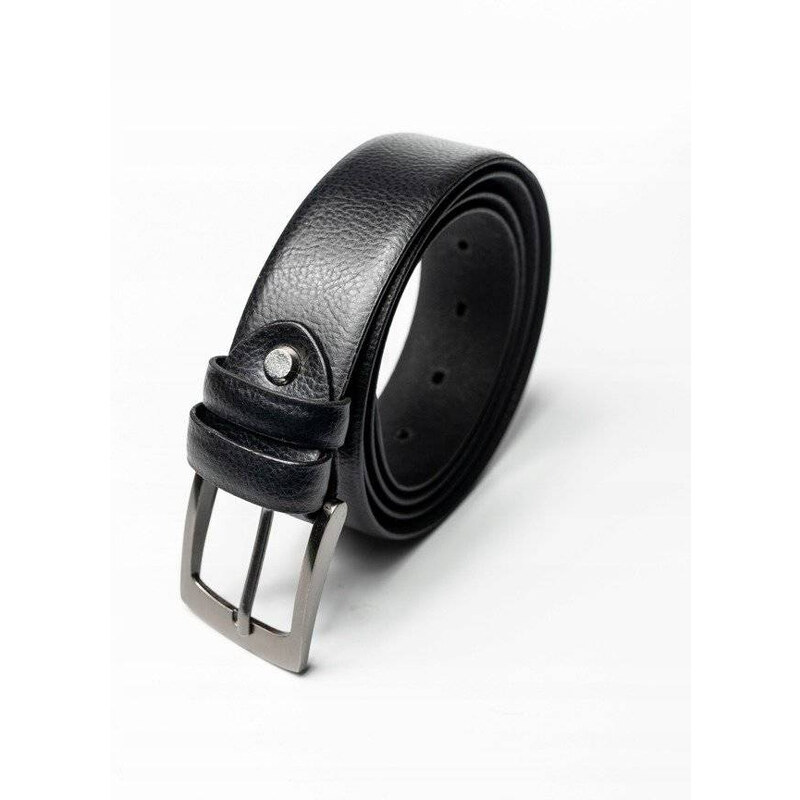 Elegantný pánsky opasok z prírodnej kože s výraznou textúrou - Rovicky 58385190