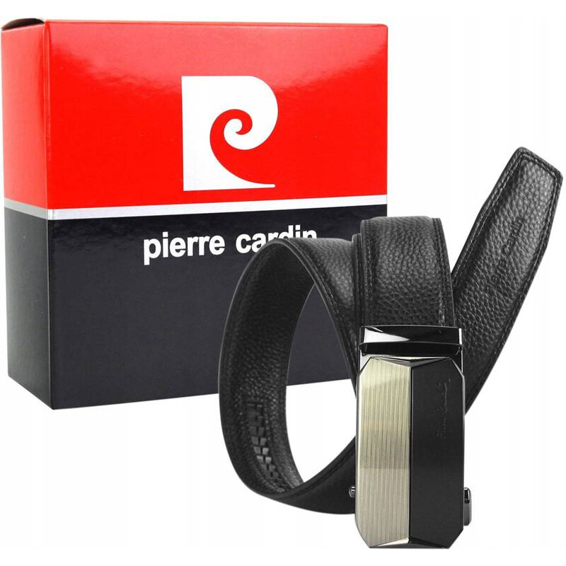 Pánsky kožený opasok s automatickou prackou - Pierre Cardin 58385849
