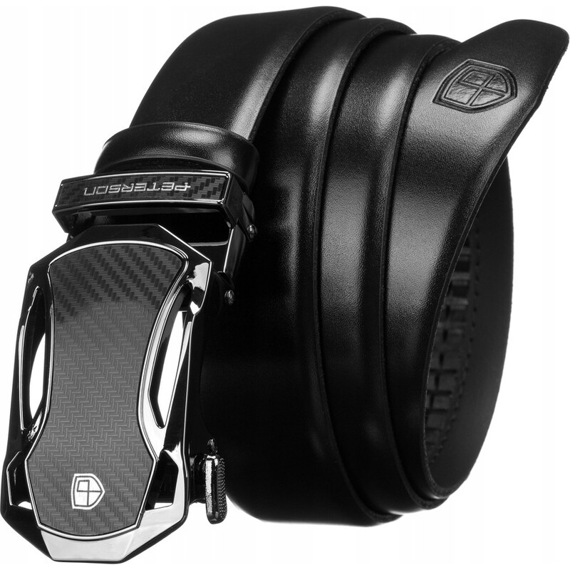 Pánsky kožený opasok s automatickou prackou - Peterson 58386189