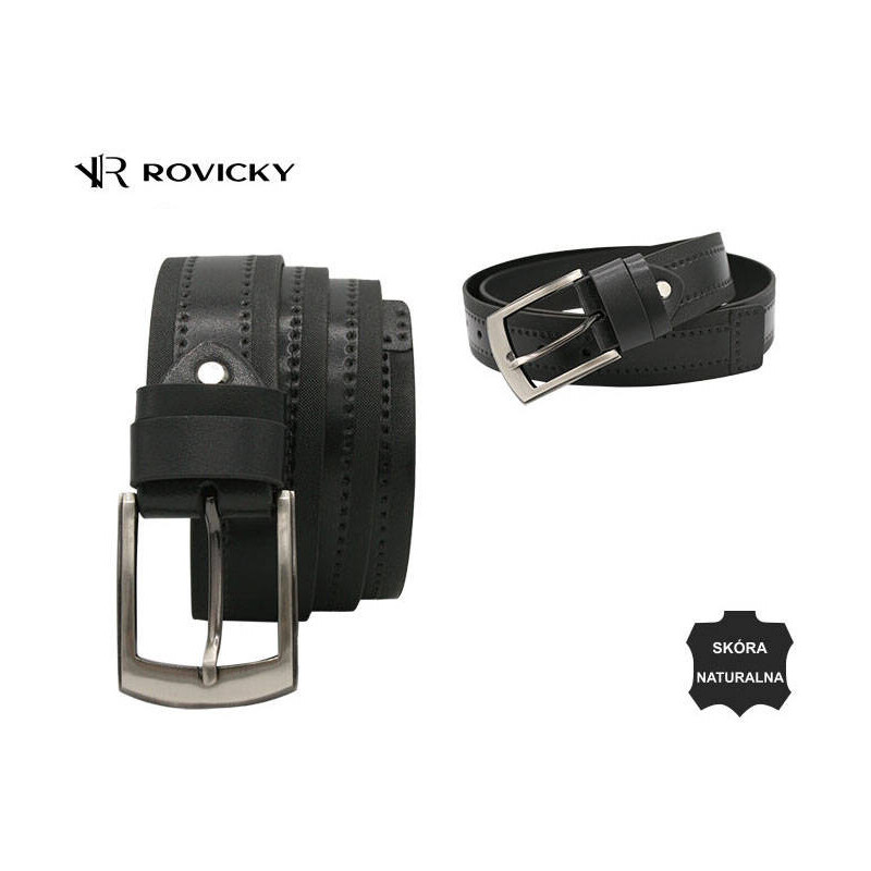 Kožený pánsky opasok - Rovicky 58387736