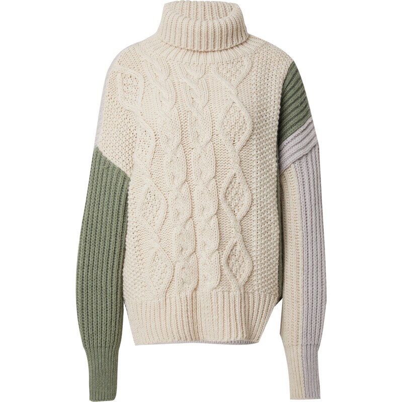 Guido Maria Kretschmer Women Sveter krémová / sivá / kaki 59420852
