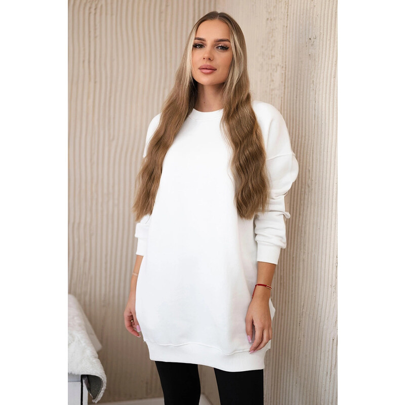 K-Fashion Izolovaná mikina s nápisom California ecru 49774317