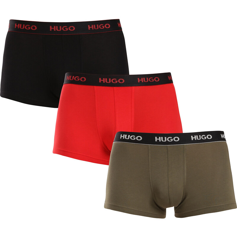 3PACK pánske boxerky HUGO viacfarebné (50517878 985) 59499599