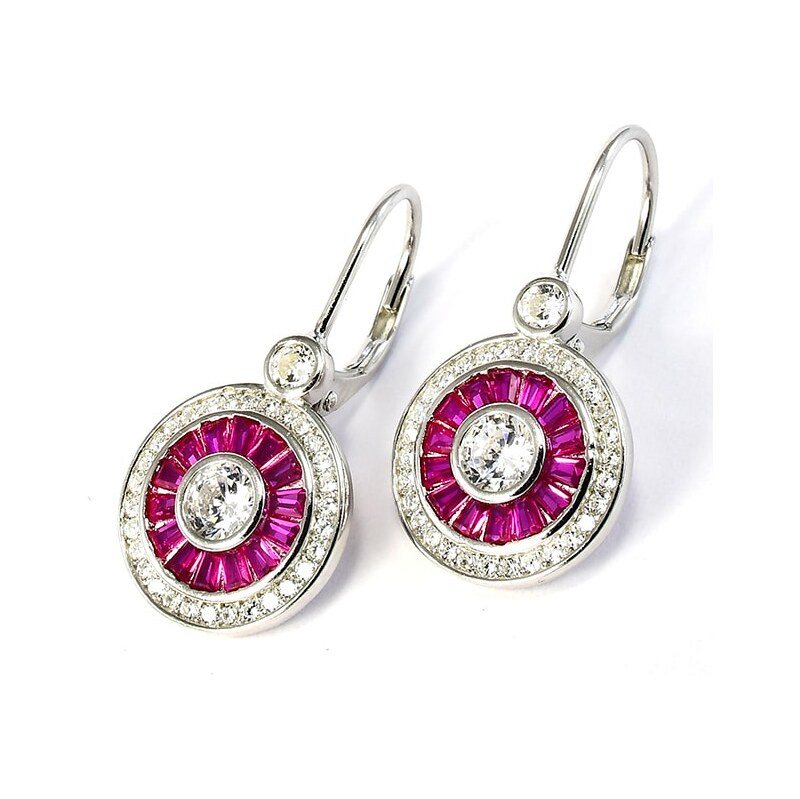 Strieborné náušnice Glare 628 59522725