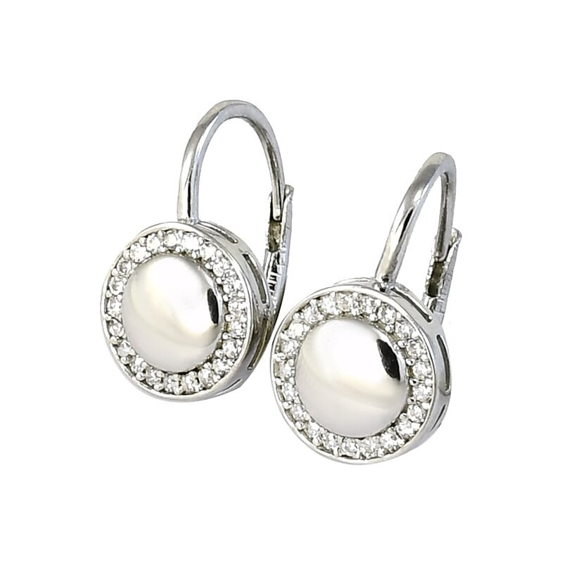 Strieborné náušnice Glare 776 63535331